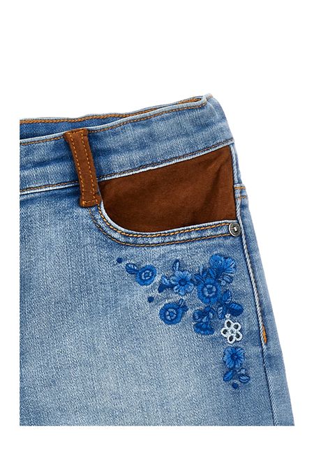 Shorts con ricamo ERMANNO SCERVINO JUNIOR | Z9G401 7015062S